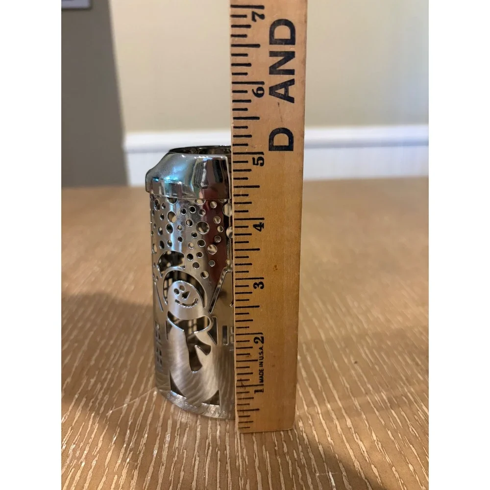 Bath & Body Works Snowman Tree Gentle Foaming Hand Soap Sleeve Holder Silver